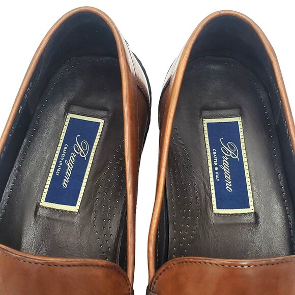 Italy Bragano Cole Haan Men\'s size 10 Brown Leather Kiltie Tassel Loafer Shoes main image 5